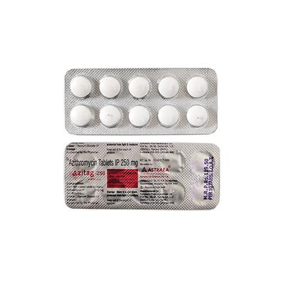 AZITAG 250 Tablet 10's - Bacterial Infections-Mac