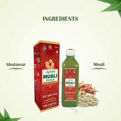 Axiom Jeevan Ras Musli Juice 500 ml - Ayurvedic Juices