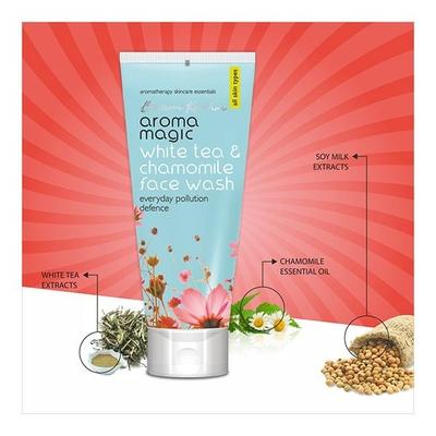 Aroma Magic Face Wash - White Tea & Chamomile 100 ml - Face Wash & Cleansers
