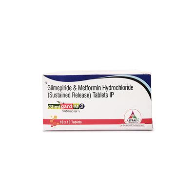 GLIMIGARD M 2 Tablet 10's - Diabetes-Ant