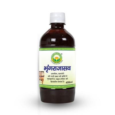 Basic Ayurveda Bhringrajasava Liquid 450 ml - Speciality Medicines