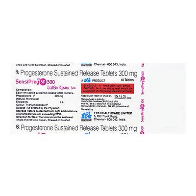 SENSIPREG SR 300mg Tablet 10's - Hormonal Therapy-Oes