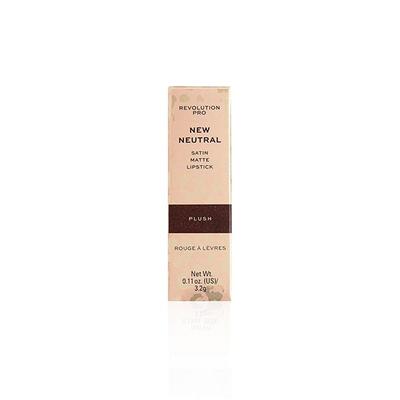 Revolution Pro New Neutrals Blushed Satin Matte Lipstick Plush 3.2 gm - Lipsticks