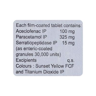 ACEFLAM SP TABLET 10'S - Pain relief-Nsa