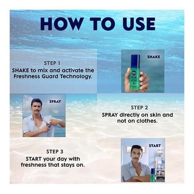 Nivea Men Duo Body Deodorizer Summer Fresh 100 ml - Men Deodorants/Roll-Ons