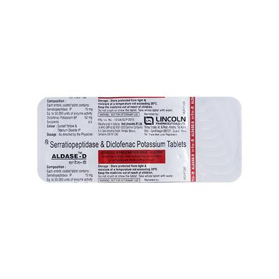 Aldase D Tablet 10'S - Pain relief-Nsa