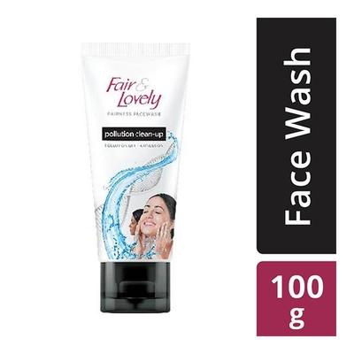 Fair & Lovely Pollution Clean Up Face Wash 100 gm - Face Wash & Cleansers