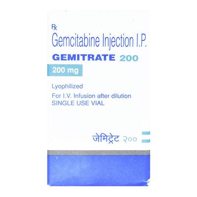 Gemitrate 200mg Injection 1's - Cancer Oncology-Cyt