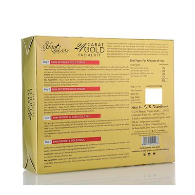 Skin Secrets Facial Kit - 24 Carat Gold 62 gm - Facial Kits