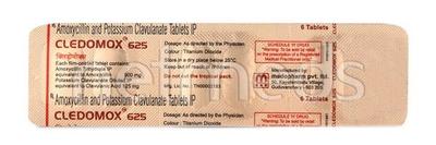Cledomox 625mg Tablet 6'S - Bacterial Infections-Pen