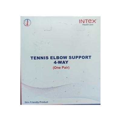 Intex Tennis Elbow Support 4 Way (One Pair) (S) - Arm/Elbow Supports