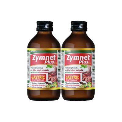Aimil Zymnet Plus Syrup (Pack of 2 x 200 ml) - Digestive Care