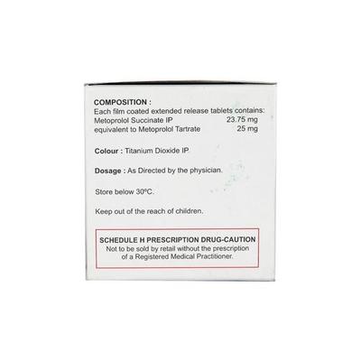MET XL 25mg Tablet 15'S - Hypertension-Bet