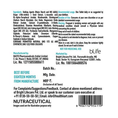 HealthKart HK Vitals Zinc Complex Tablet 60's - Calcium And Minerals