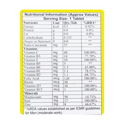 NUTRIDAC Tablet 15's - Supplements-Vam