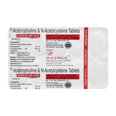 CEBERLINE ACE Tablet 10's - Asthma/COPD-Ast
