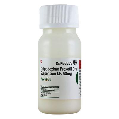 Pecef 50mg Suspension 30ml - Bacterial Infections-Cep