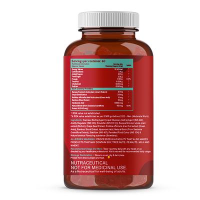 CF Biotin 10000mcg Gummies - Strawberry & Orange Flavour 60's - Hair & Skin