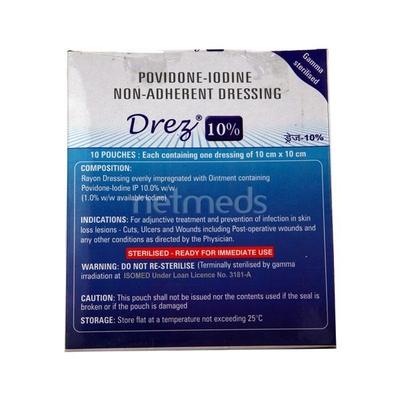 Drez 10X10Cm Tulle 1's - Wound Care-Ski
