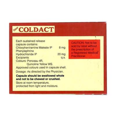 COLDACT NEW Capsule 20's - Cough And Cold-Cou