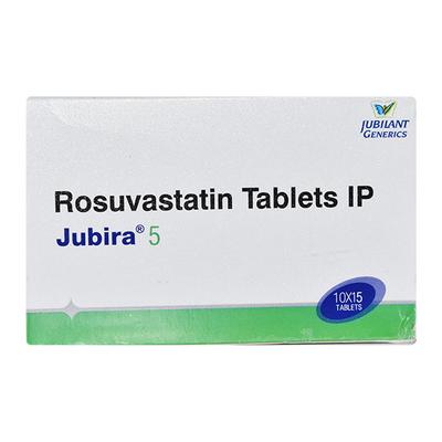 JUBIRA 5 Tablet 15's - High Cholesterol-Dys