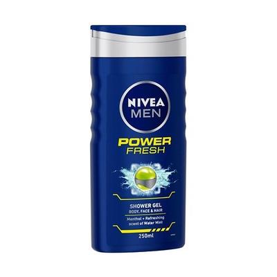 Nivea Men Power Fresh Shower Gel 250 ml - Shower Gels & Body Wash