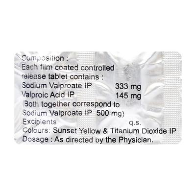 Valpotex CR 500mg Tablet 10'S - Epilepsy/Convulsion-Ant