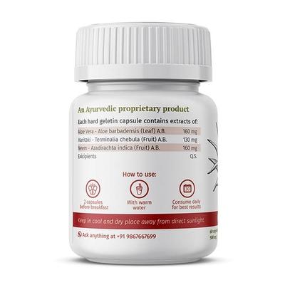 Aadar Jeevani Capsules 60's- Natural Blood Glucose Support, with Aloe Vera & Neem - Health Products