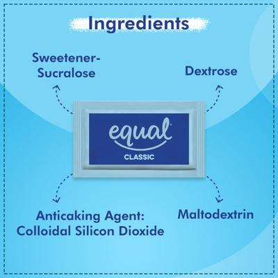 Equal Classic Sweetener Sachet (Pack of 3 x 100's) 1's - Sugar Substitute