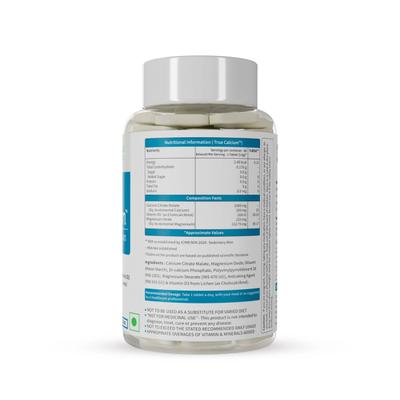 Neuherbs True Calcium With Natural Vitamin D3 Tablets 60's - Multi-Vitamins