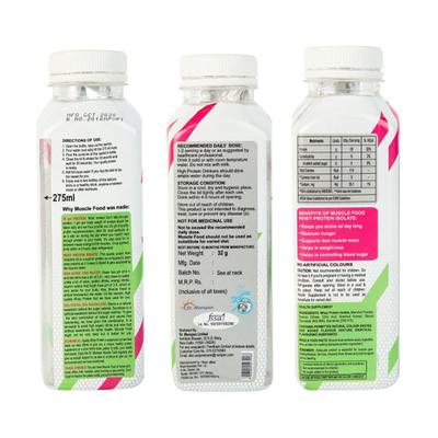 Dr. Morepen Muscle Food Protein Drink - Watermelon 32 gm - Protein Drink
