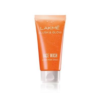 Lakme Blush & Glow Gel Face Wash - Peach 100 gm - Face Wash & Cleansers