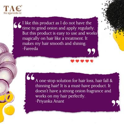 TAC The Ayurveda Co. Onion Hair Mask 200 gm - Personal Care (Ayush)