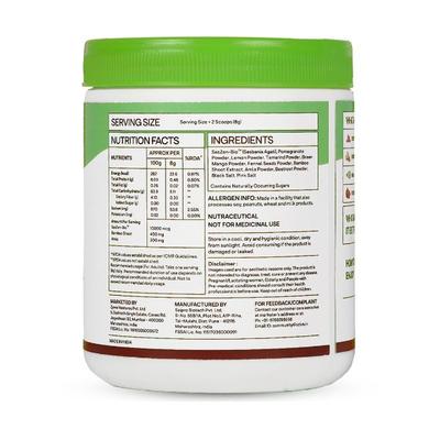 Oziva Plant Based Biotin 10000+ mcg Powder 125 gm - Hair & Skin
