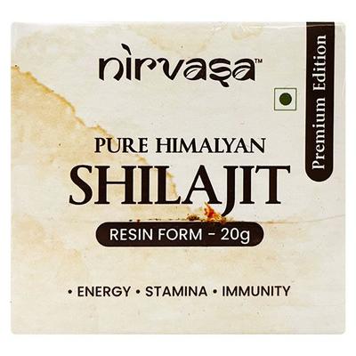 Nirvasa Pure Himalayan Shilajit Premium Edition Resin Form 20 gm - Sexual Care