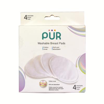 Pur Washable Breast Pads 4's - Breast Pads & Shields