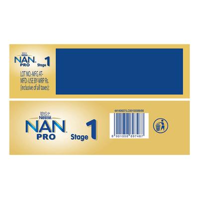 Nestle Nan Pro 1 (Upto 6 Months) Powder 400 gm (Refill Pack) - Baby And Infant Supplements