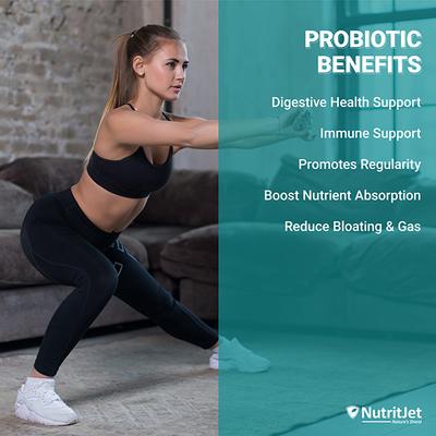 NutritJet Probiotic Supplement 50 Billion CFU Veg Capsule 60's - Digestive Health