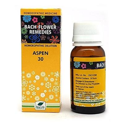 New Life Bach Flower Aspen 30 Liquid 30 ml - Dilutions