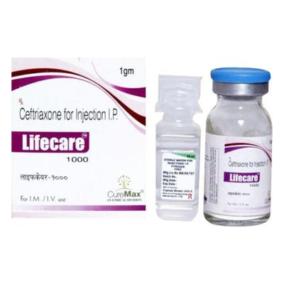 LIFECARE 1000mg Injection 1's - Bacterial Infections-Cep