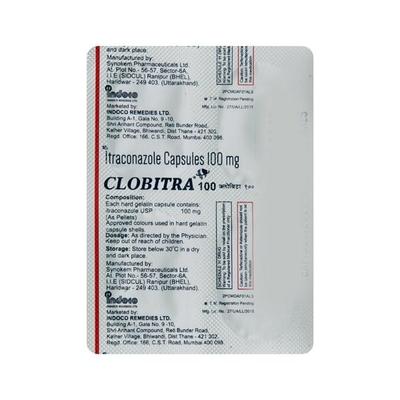 Clobitra 100mg Capsule 4'S - Fungal Infections-Anf