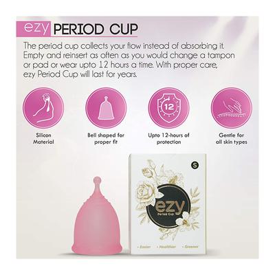 eZY Menstrual Cup (Up to Age of 25 Years Or Before Childbirth) - Small - Menstrual Cups