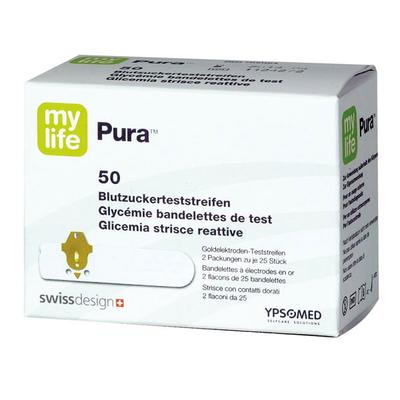 Ypsomed Mylife Pura Blood Glucose Test Strips 50's - Blood Glucose Monitors/Test Strips