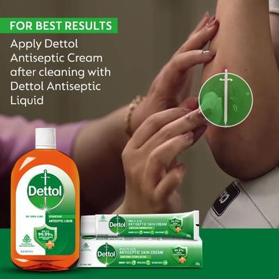 Dettol Multi Use Antiseptic Skin Cream 30 gm - Wound/Burns