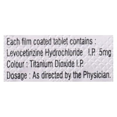 Anticet 5mg Tablet 10'S - Allergies-Ant