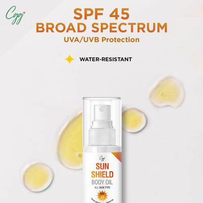 CGG Cosmetics Sun Shield Body Oil SPF 45 For All Skin Type 50 ml - Massage Oils