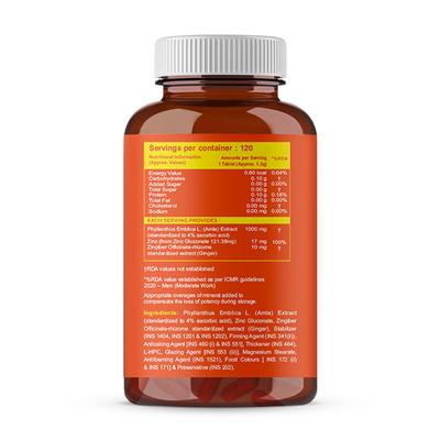 CF Vitamin C Veg Tablet 120's - Vitamin C
