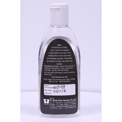 Wolfe Dietri Hair Serum - Silicon Oil & Cylomithecon 100 ml - Personal Care(Homeopathy)