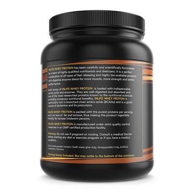 Inlife Whey Protein Powder - Cafe Mocha 400 gm - Whey Proteins