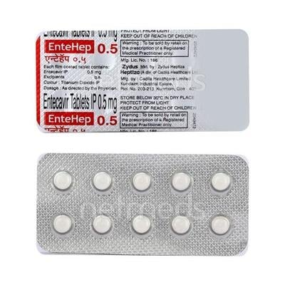 Entehep 0.5mg Tablet 10'S - Viral infections-Ant